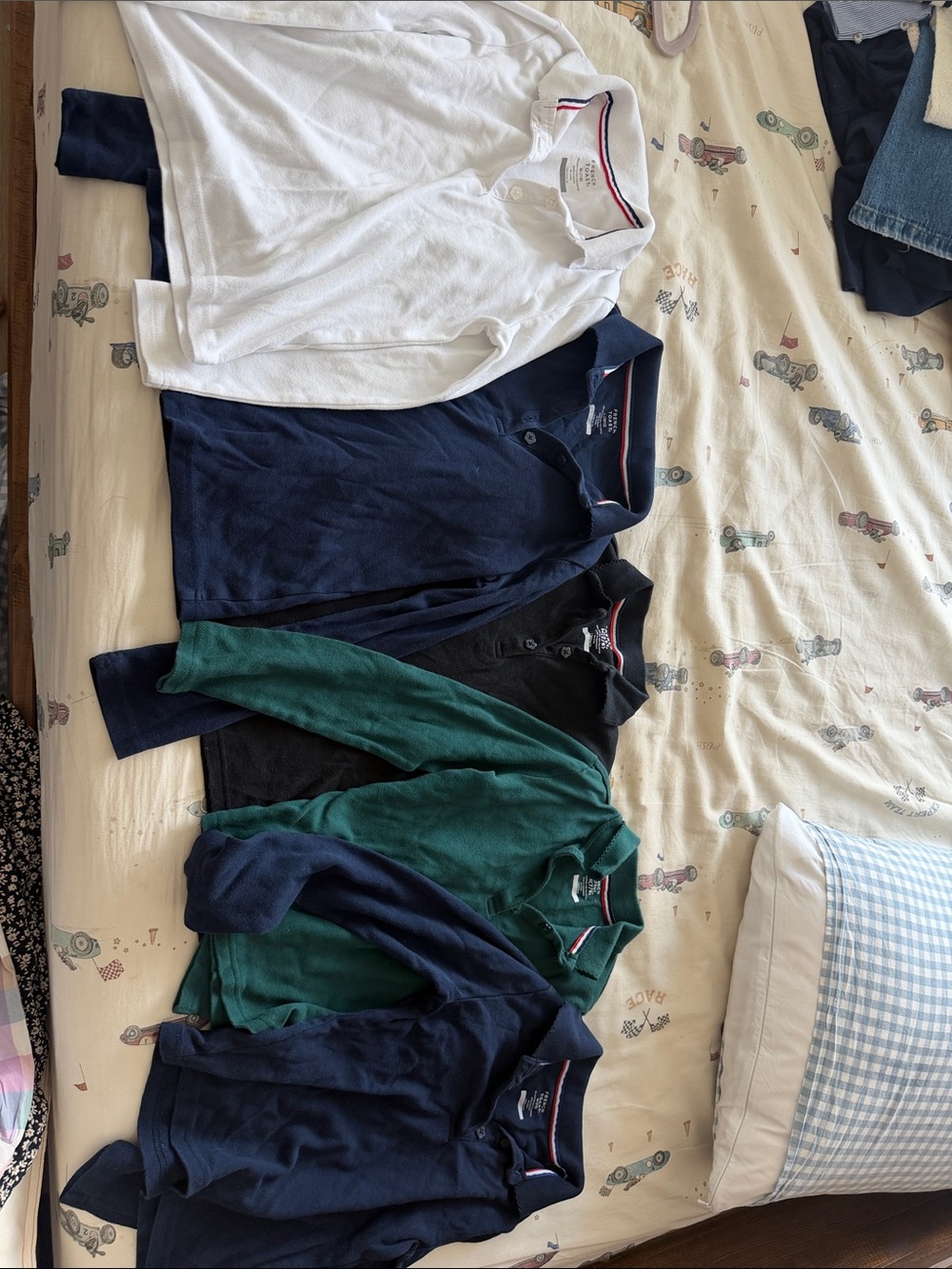 French Toast Kids Polo Pack - White, Navy, Black, Green